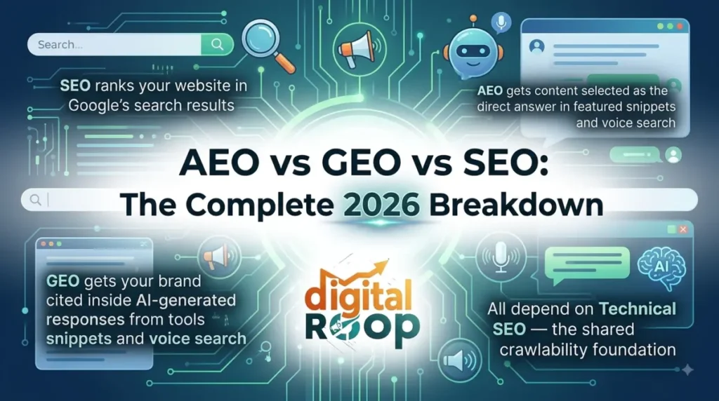 AEO vs GEO vs SEO